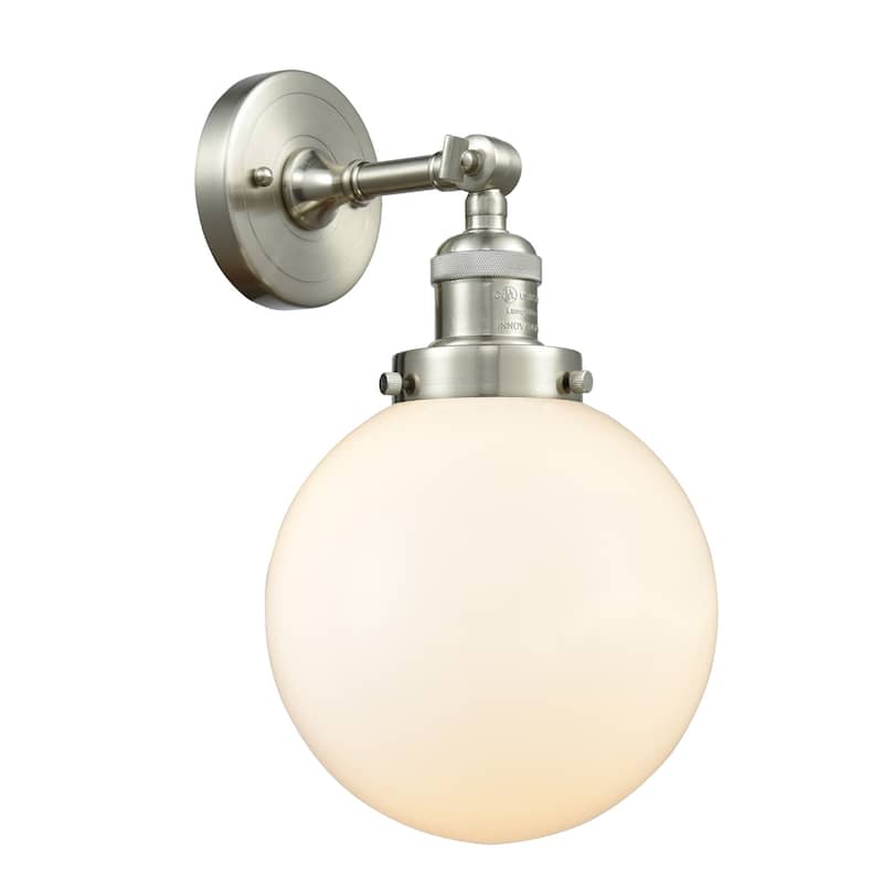 Innovations Lighting Beacon Single Light 14" Tall Bathroom Sconce with