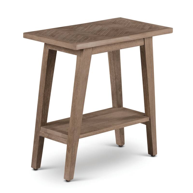 Steve Silver Minett Solid Mango Chairside Side Table