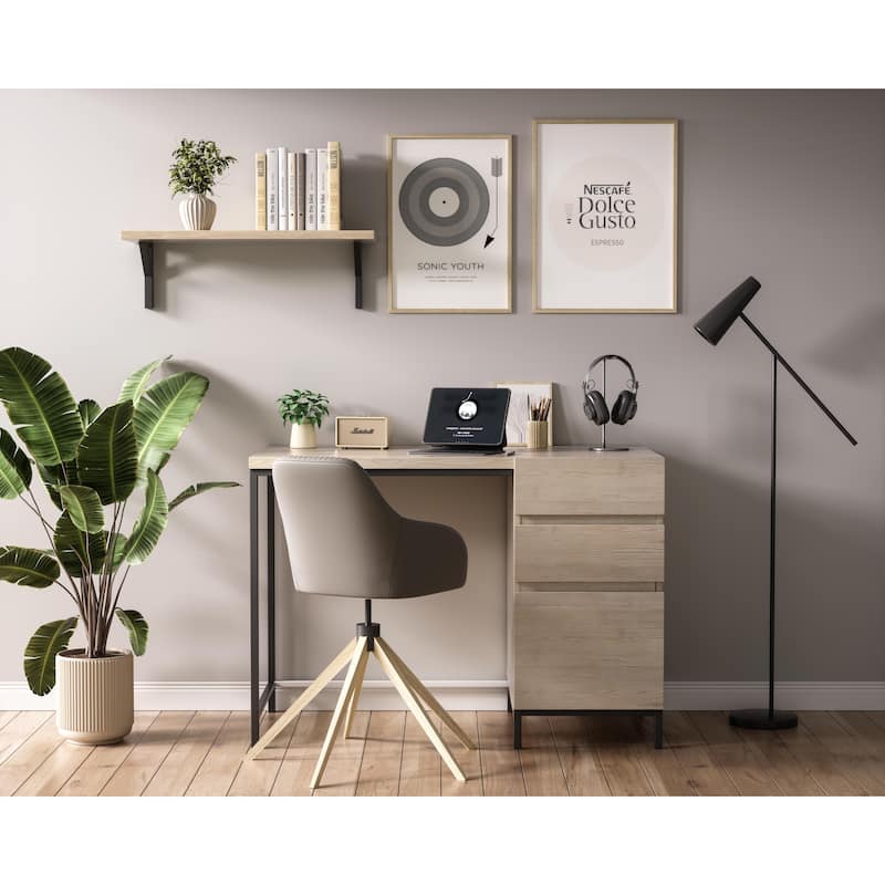 Montague 42 Inch Desk in Mango Wood