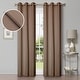 preview thumbnail 13 of 168, Superior Linen Washable Room Darkening Curtains, Set of 2 Panels 42" x 108" - Acorn
