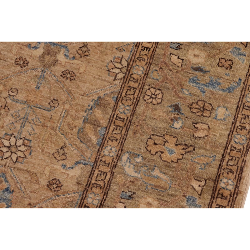 Vintage Herati Bidjar Hand Knotted Wool Rug