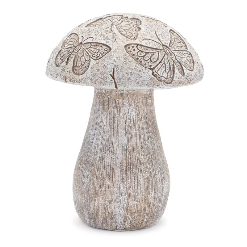 Bumble Bee and Butterfly Print Mushroom (Set of 2)