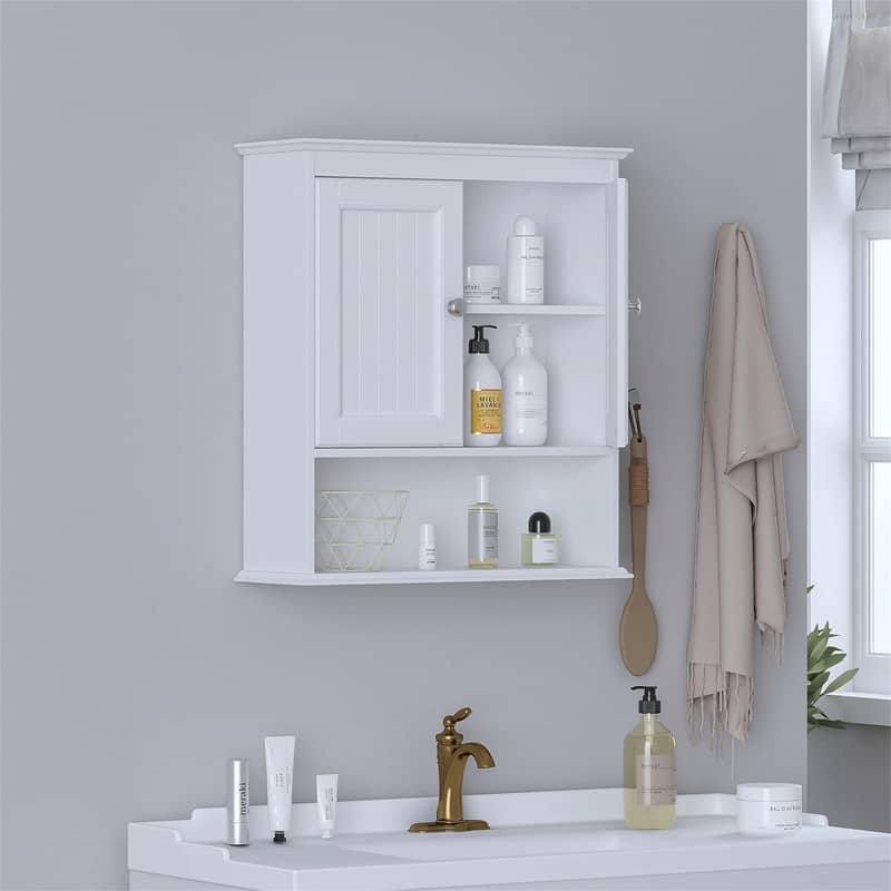 Bathroom Cabinet Wall Mounted - 7.48"D x 21.5"W x 24"H