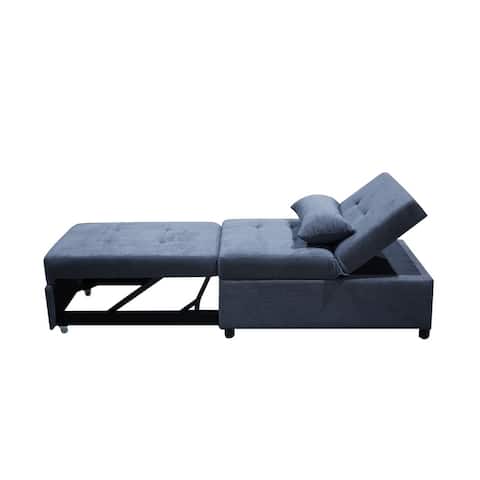 3-in-1 Adjust Backrest Sofa Bed Chair, Convertible Sleeper Chair Bed