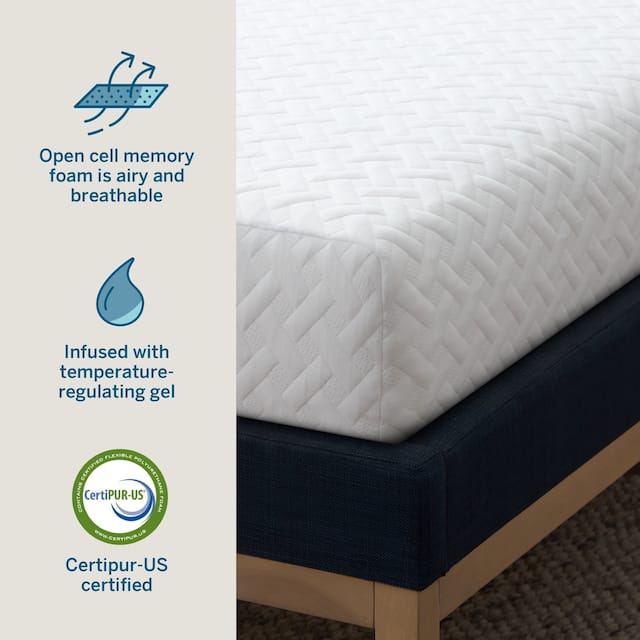 LUCID Comfort Collection 8-inch Gel Memory Foam Mattress