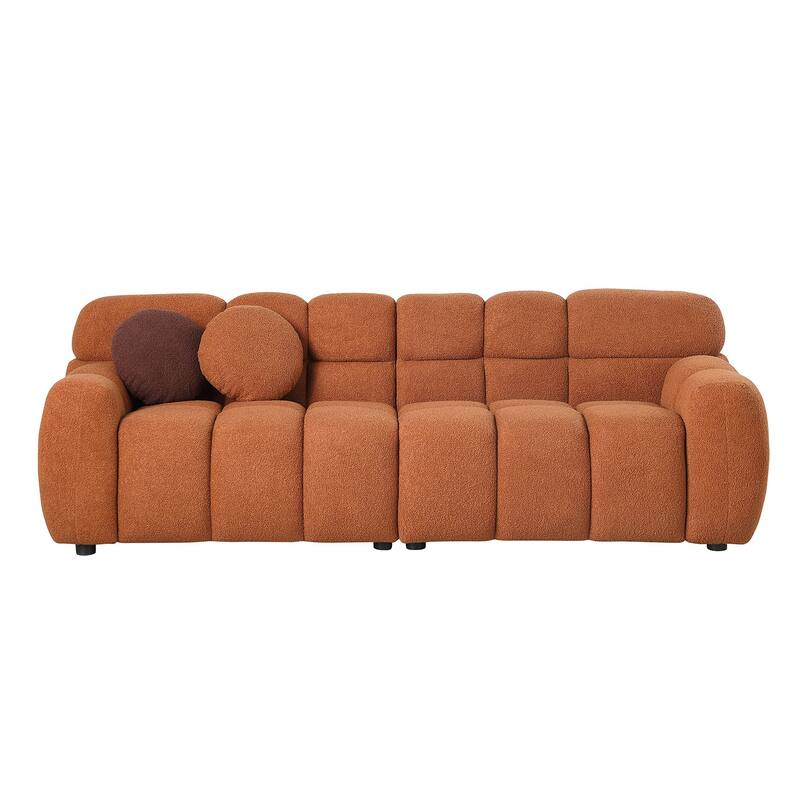 Modern ergonomic marshmallow sofa for living room