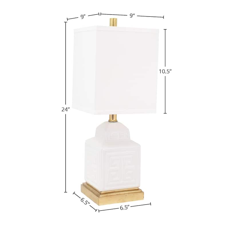 Menderes Table Lamp with Linen Shade