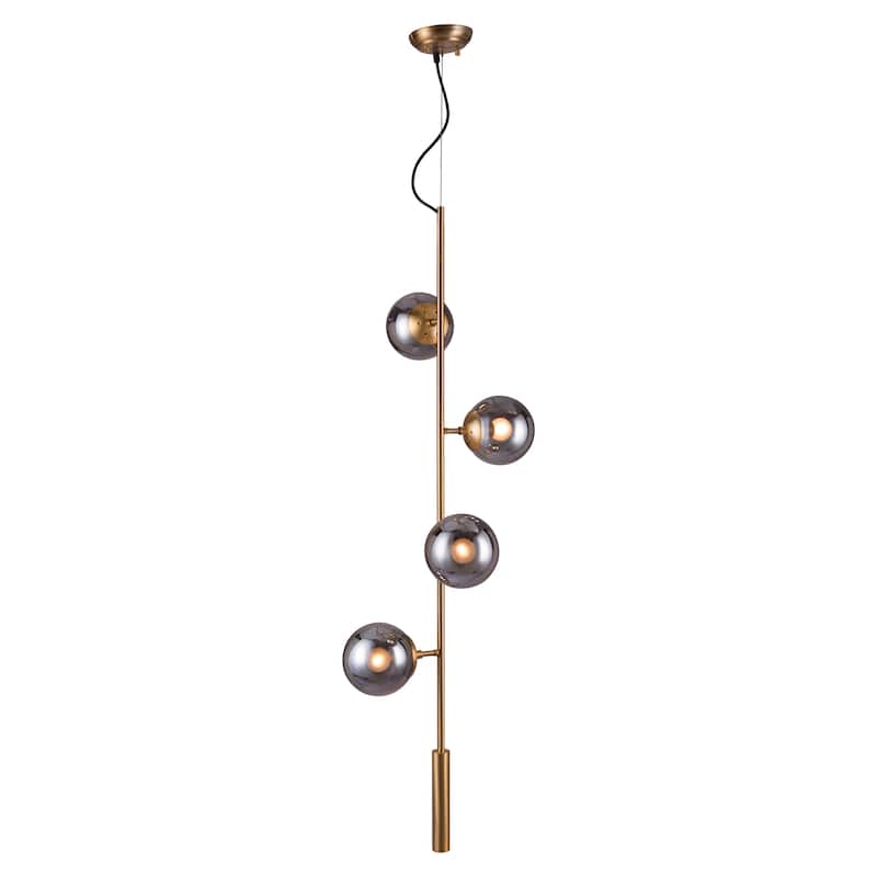Autumn Oaks Ceiling Lamp Brass