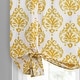 preview thumbnail 4 of 5, Exclusive Fabrics Sandlewood Gold Printed Cotton Tie-Up Window Shade (1 Panel) - 46 X 63