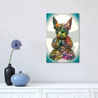 iCanvas "French Buddha Bulldog" by Dean Russo Canvas Print