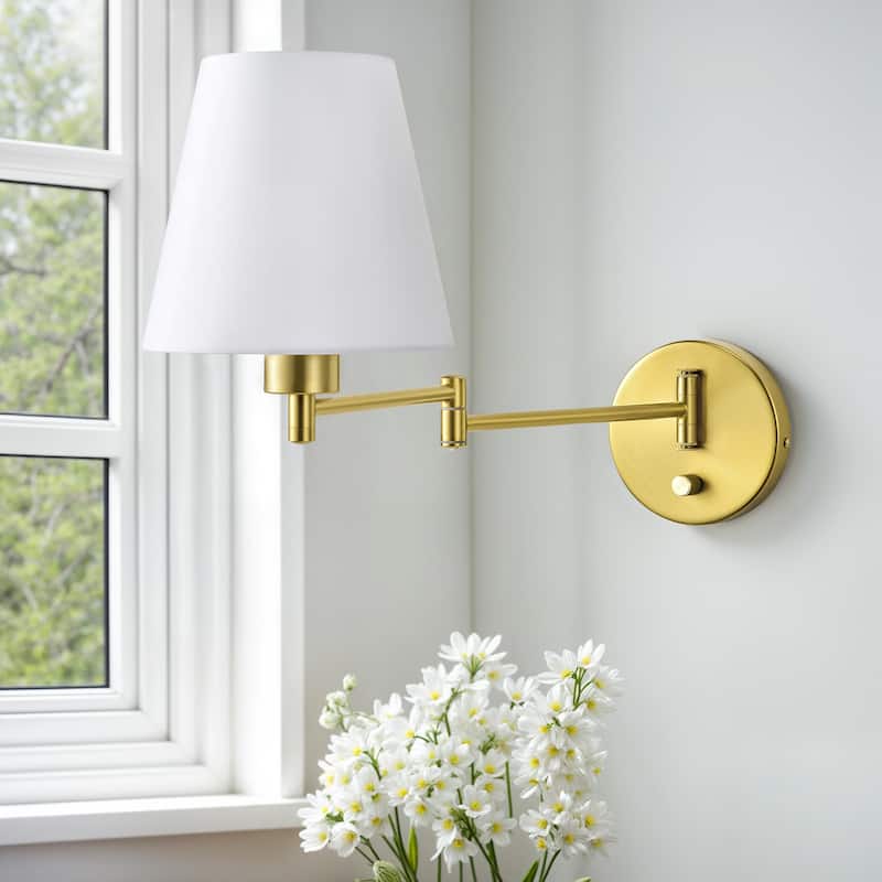 CO-Z Plug-in Swing Arm Wall Mount Sconce