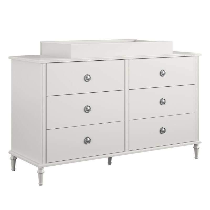 Little Seeds Rowan Valley Arden 6 Drawer Changing Dresser - White