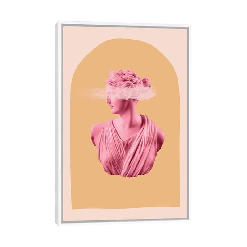 iCanvas "Artemis Pop Yellow" by Grace Digital Art Co Framed Canvas Print - White - 40x26