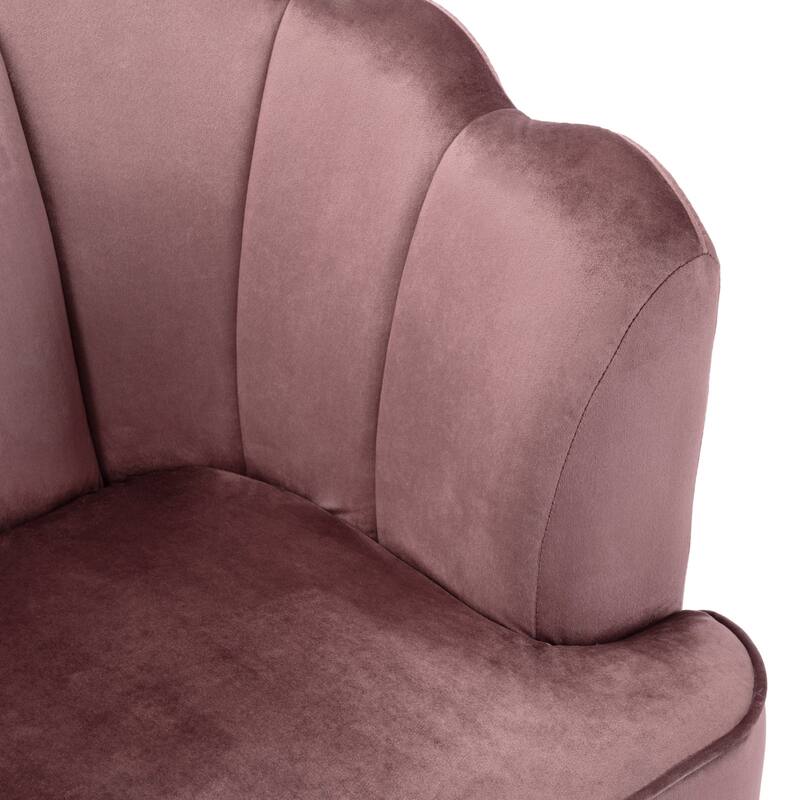 Reitz Glam Velvet Shell 3 Seater Sofa by Christopher Knight Home - 76.25" L x 29.25" W x 33.50" H