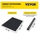 preview thumbnail 19 of 23, VEVOR Premium Weed Barrier Fabric Heavy Duty Woven Weed Control Fabric High Permeability Good for Flower Bed Polyethylene Cover