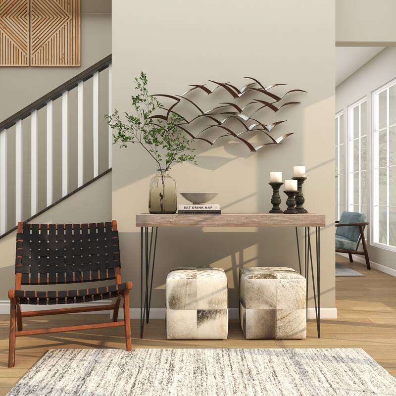 Brown Metal Scroll Home Wall Decor