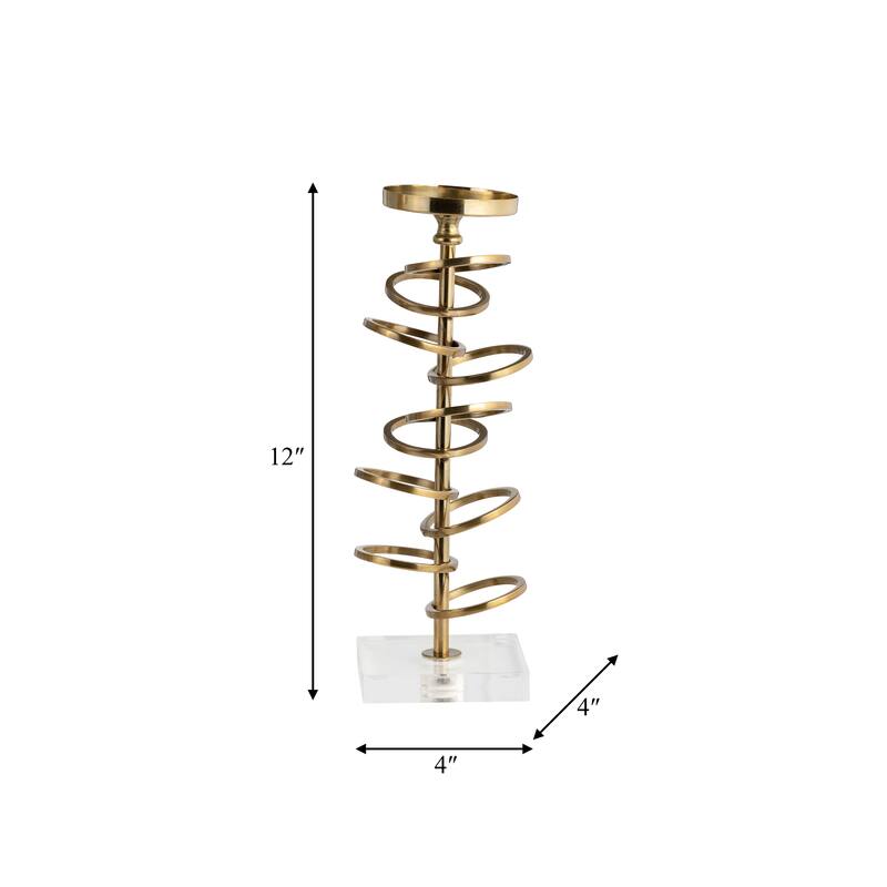 Sagebrook Home Metal Ring Toss Candleholder