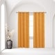 preview thumbnail 65 of 113, Deconovo Gold Line 52 Width Curtain Panel Pair (2 Panel)