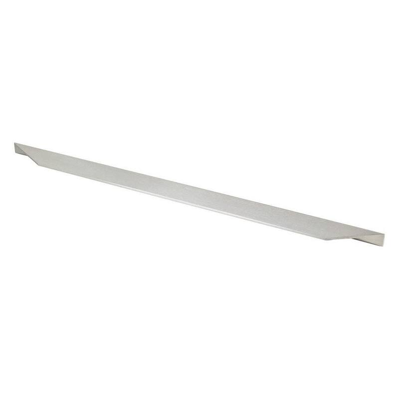 Berenson Profile 23-11/16 Inch Long Finger Cabinet Pull from the Art - Stainless Steel