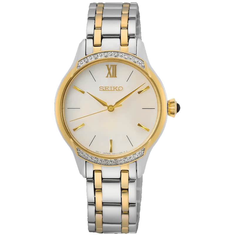 Seiko Women's Stainless steel Cream Dial Cream Dial Watch - SRZ544 - 6 (36)