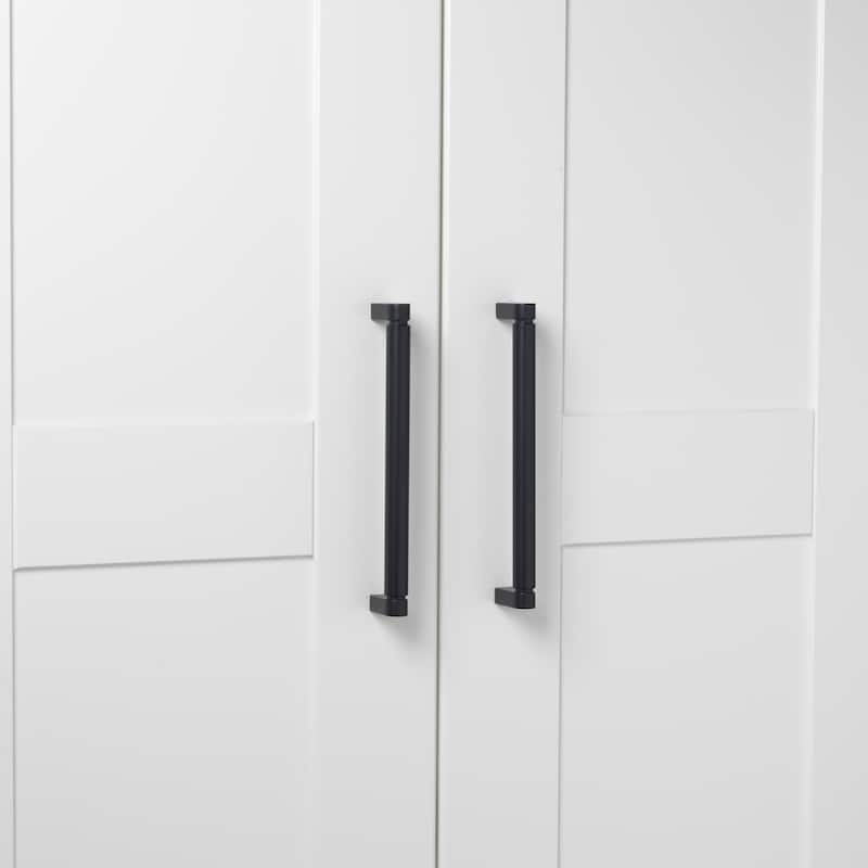 GlideRite 7-9/16 Inch 192mm Center to Center Solid Smooth Cabinet Bar Pull - 4787-192
