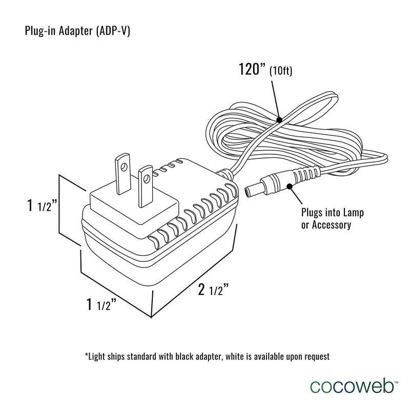 Cocoweb 30" Tru-Slim Plug-In LED Picture Light in Chrome - 30 Inch