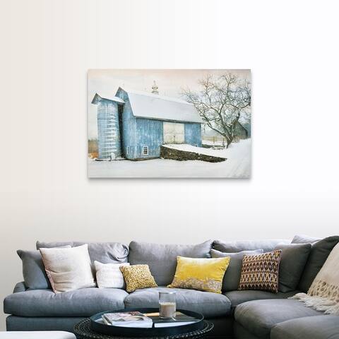 "Country Blue" Canvas Wall Art - Multi