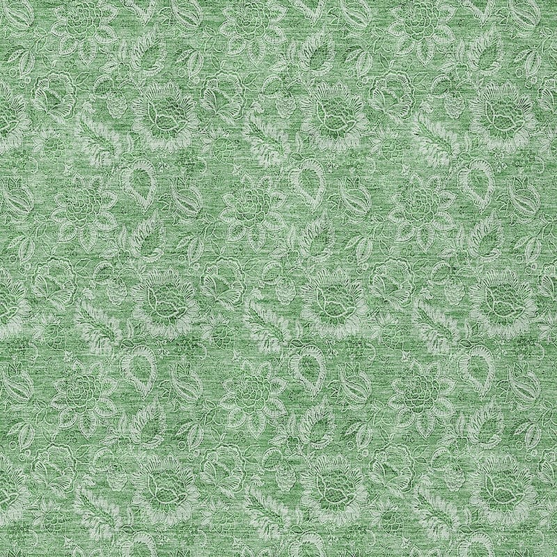 HomeRoots Floral Transitional Rectangle Outdoor Rug