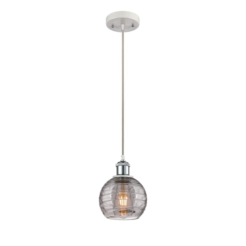 Innovations Lighting 516-1P-9-6 Athens Pendant Athens Deco Swirl 6"