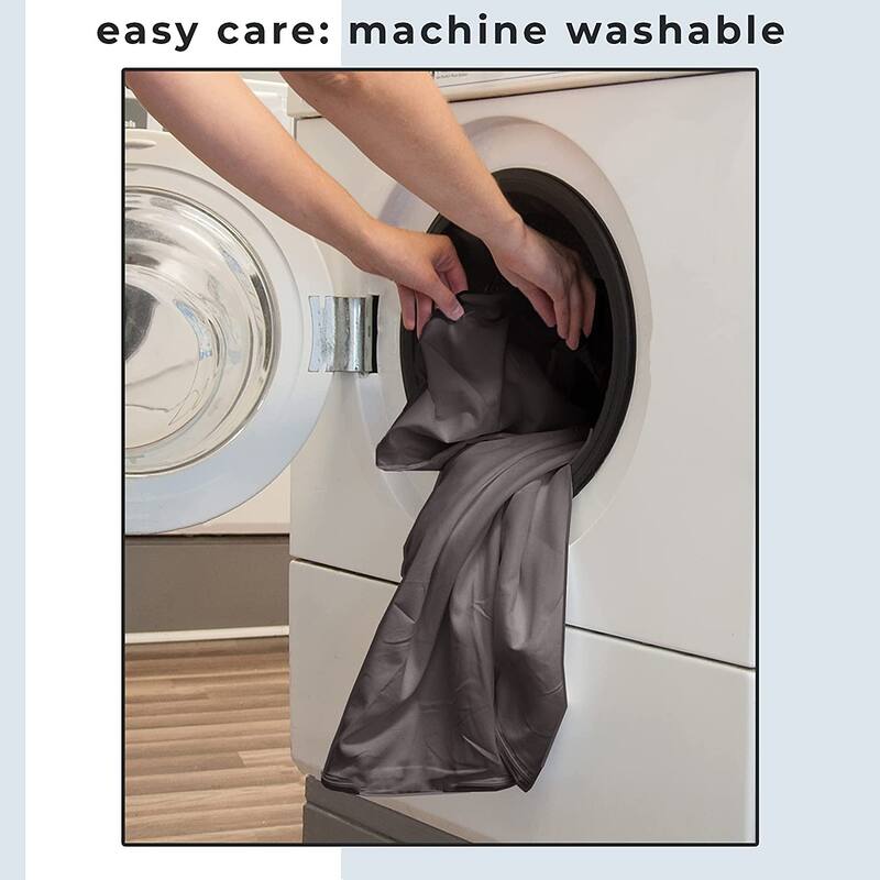 Great Bay Home 2-Pack Sateen Silk Pillowcase