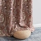 preview thumbnail 18 of 46, HLC.me Paris Paisley Print Light Reducing Filtering Grommet Window Curtain Panels - Set of 2