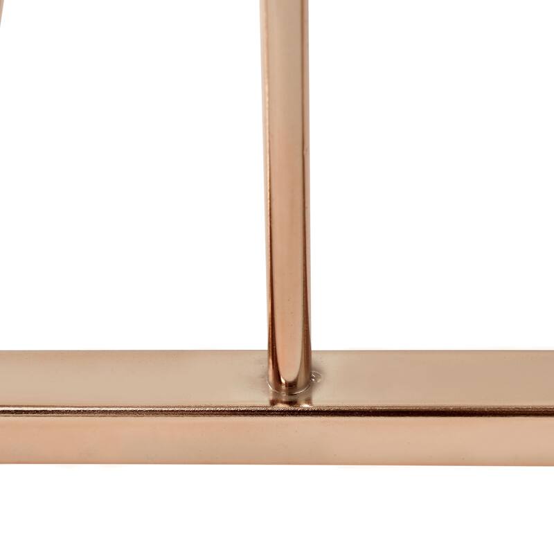Anjah Contemporary Gold 5mm Metal Wall Mirror by Furniture of America