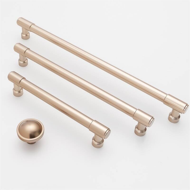 6 Pack Matte Black Cabinet Pull - 12.64 x 4.37 x 2.36