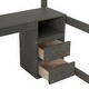 preview thumbnail 12 of 20, Wood Full Size Loft Bed with Built-in Wardrobe, Desk, Storage Shelves