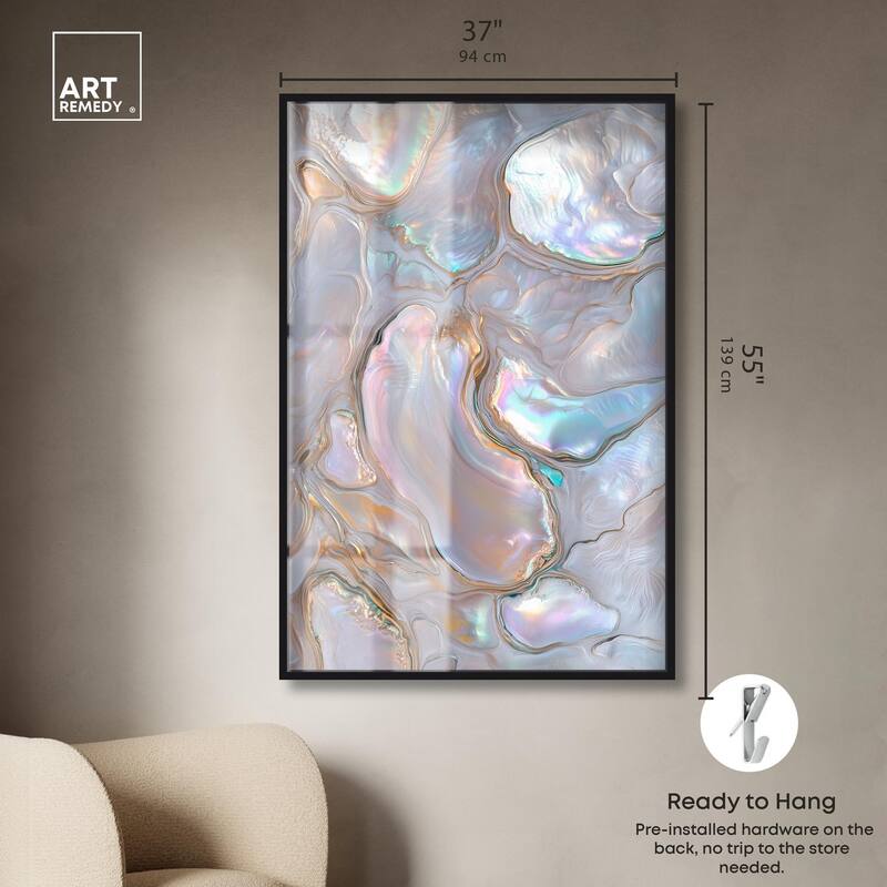 Fluid Preciousness III Shadowbox by Art Remedy
