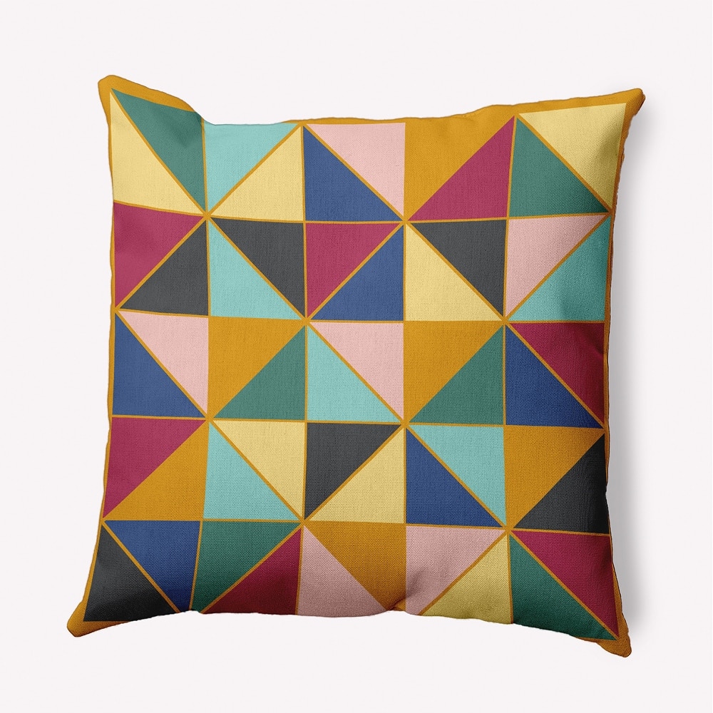 Triangle Triumph Decorative Throw Pillow