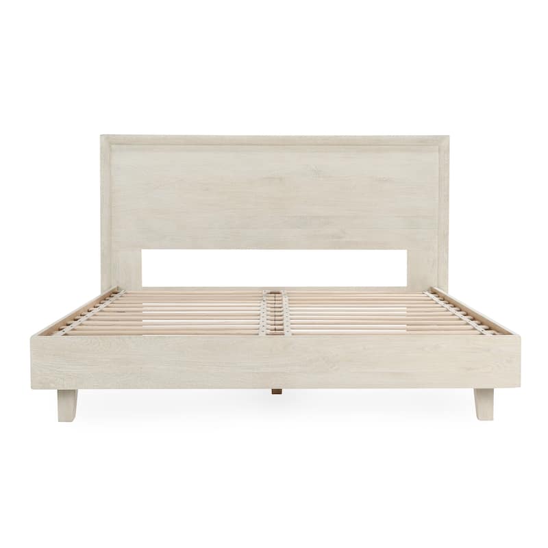 Classic Home Reece Mango Wood Bed in White