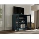 preview thumbnail 6 of 35, Palace Imports 100% Solid Wood TV Stand with Clear Glass Doors for TVs up to 32"
