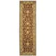 SAFAVIEH Handmade Antiquity Izora Traditional Oriental Wool Rug - 2'3" x 10' Runner - Brown/Green