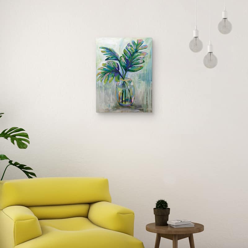 Palm Leaves II Canvas Art Print