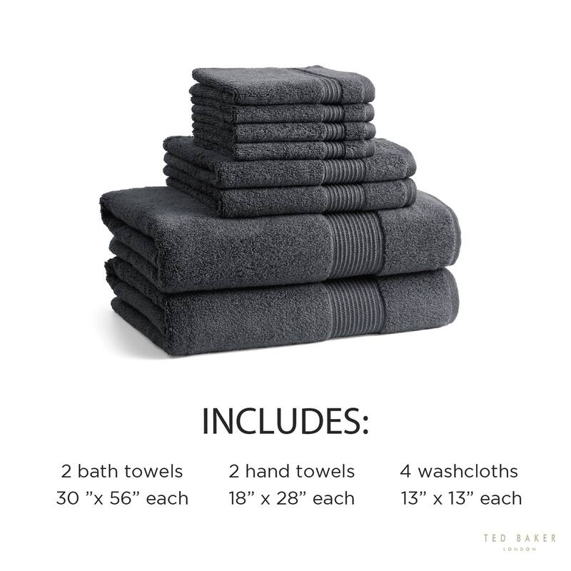 Ted Baker Solid 8-piece Towel Set