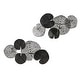 preview thumbnail 3 of 4, Madison Park Lenzie Multi-colored Lily Pad Leaves 2-piece Metal Wall Decor Set