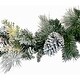 preview thumbnail 12 of 13, Fraser Hill Farm 6-Ft. Christmas Snow Flocked Garland