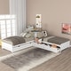 preview thumbnail 20 of 25, L-shaped Daybed Sets Twin Size Platform Bed w/Trundle, Drawers & Desk