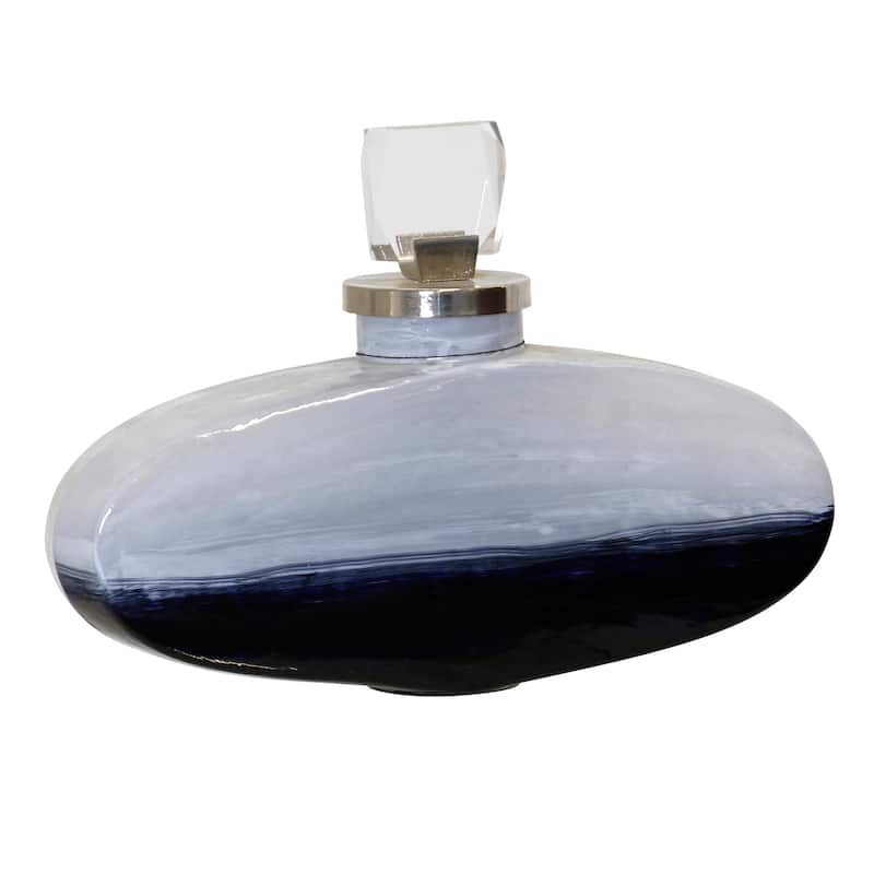 StyleCraft Royal Horizon - Glass Vase - 15" x 11" x 4"