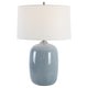 preview thumbnail 1 of 5, Uttermost Jubilee Sky Blue Table Lamp - 27"H,   Shade 10"H x 18"Dia.