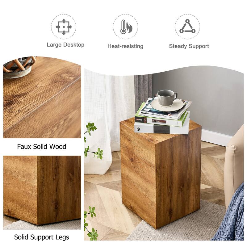 Elevate your living space with this modern MDF coffee table that showcases smooth, Wood color texture patterns.characterized