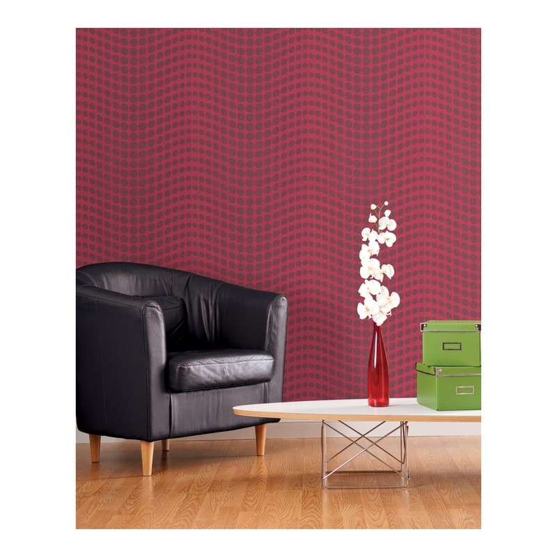 Decorline Genesis Pink Dotty Wallpaper - 20.5 x 396 x 0.025