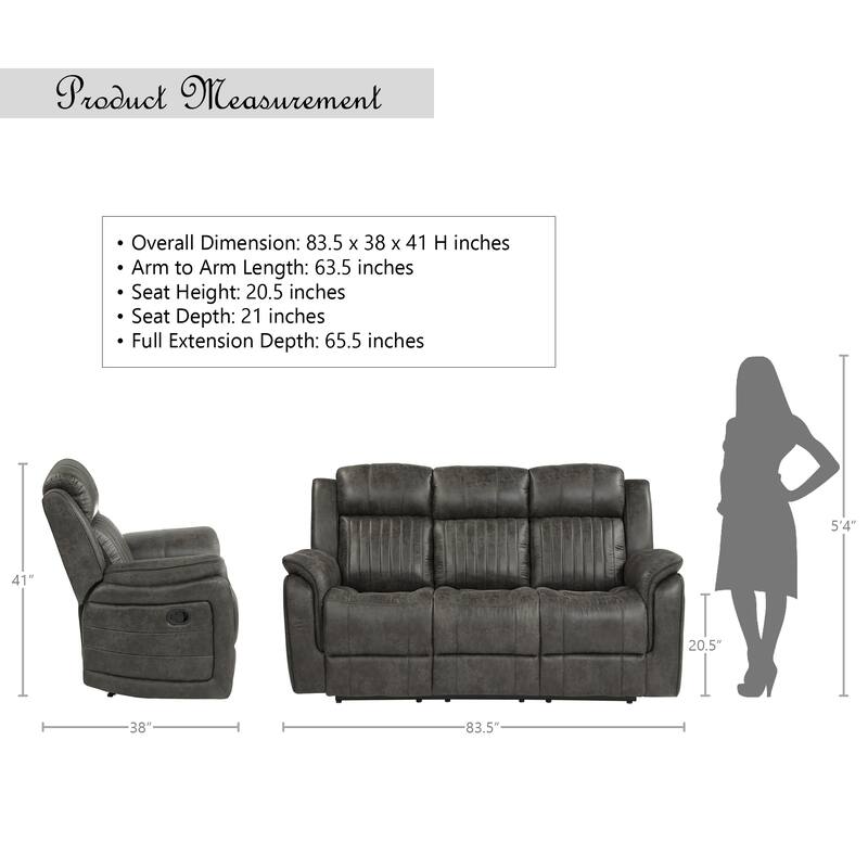 Lonan Double Reclining Sofa