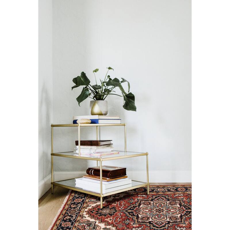 ECARPETGALLERY Hand-knotted Jules Serapi Red Wool Rug - 4'1 x 5'11